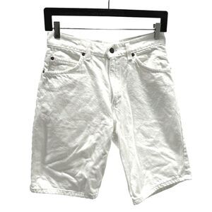 Levis vintage orange tab 550 white denim bermuda jorts